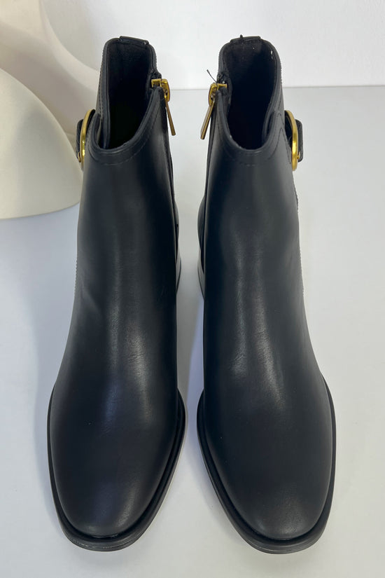 BOTIN POLIPEL NEGRO HEBILLA