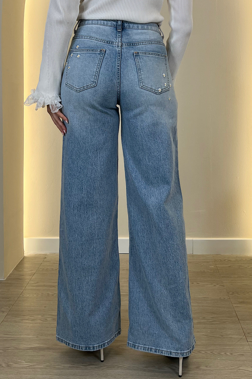 PANTALON VAQUERO MARGARITAS