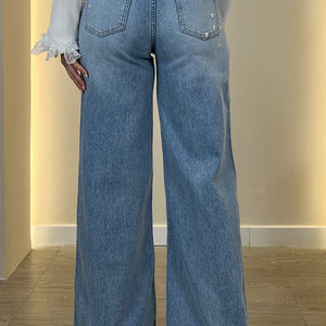 PANTALON VAQUERO MARGARITAS