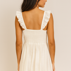VESTIDO CORTO VOLANTES CRETA