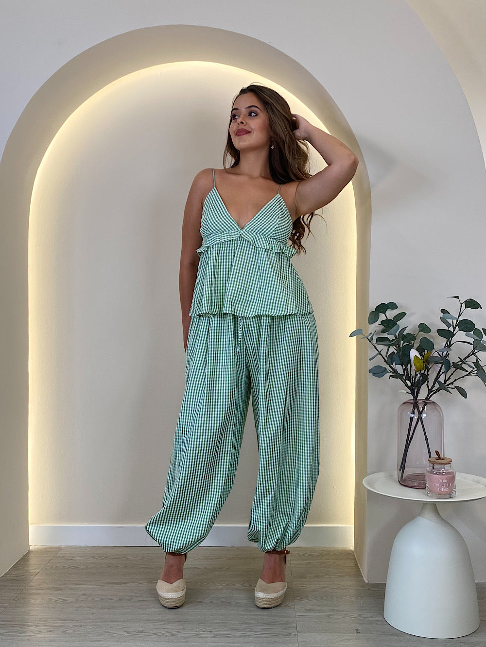 CONJUNTO VICHY BOMBACHO ALICIA