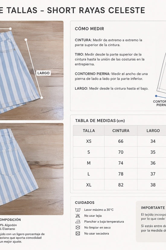 SHORT RAYAS GABRIELA