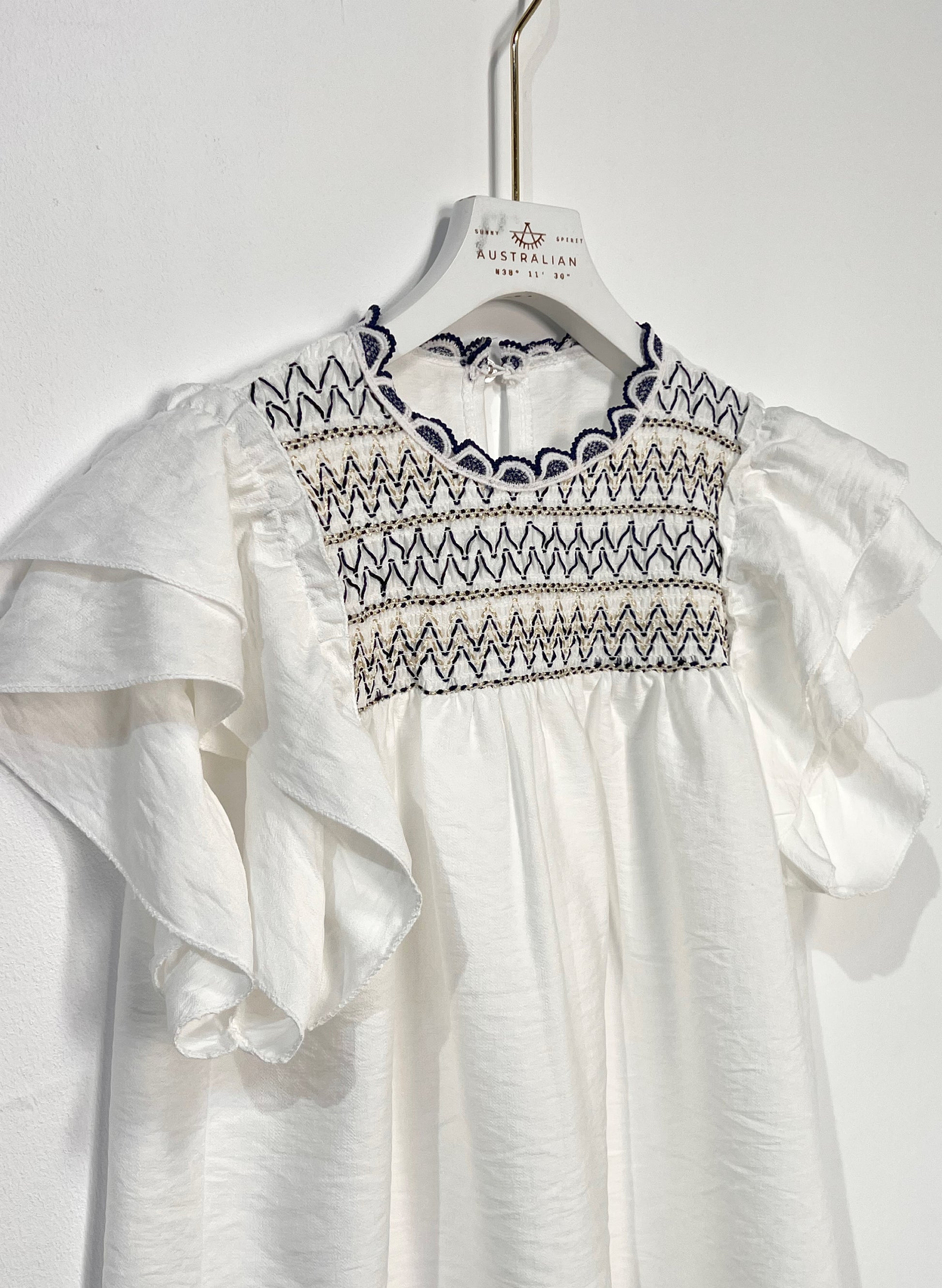 CAMISETA VOLANTES BOHO
