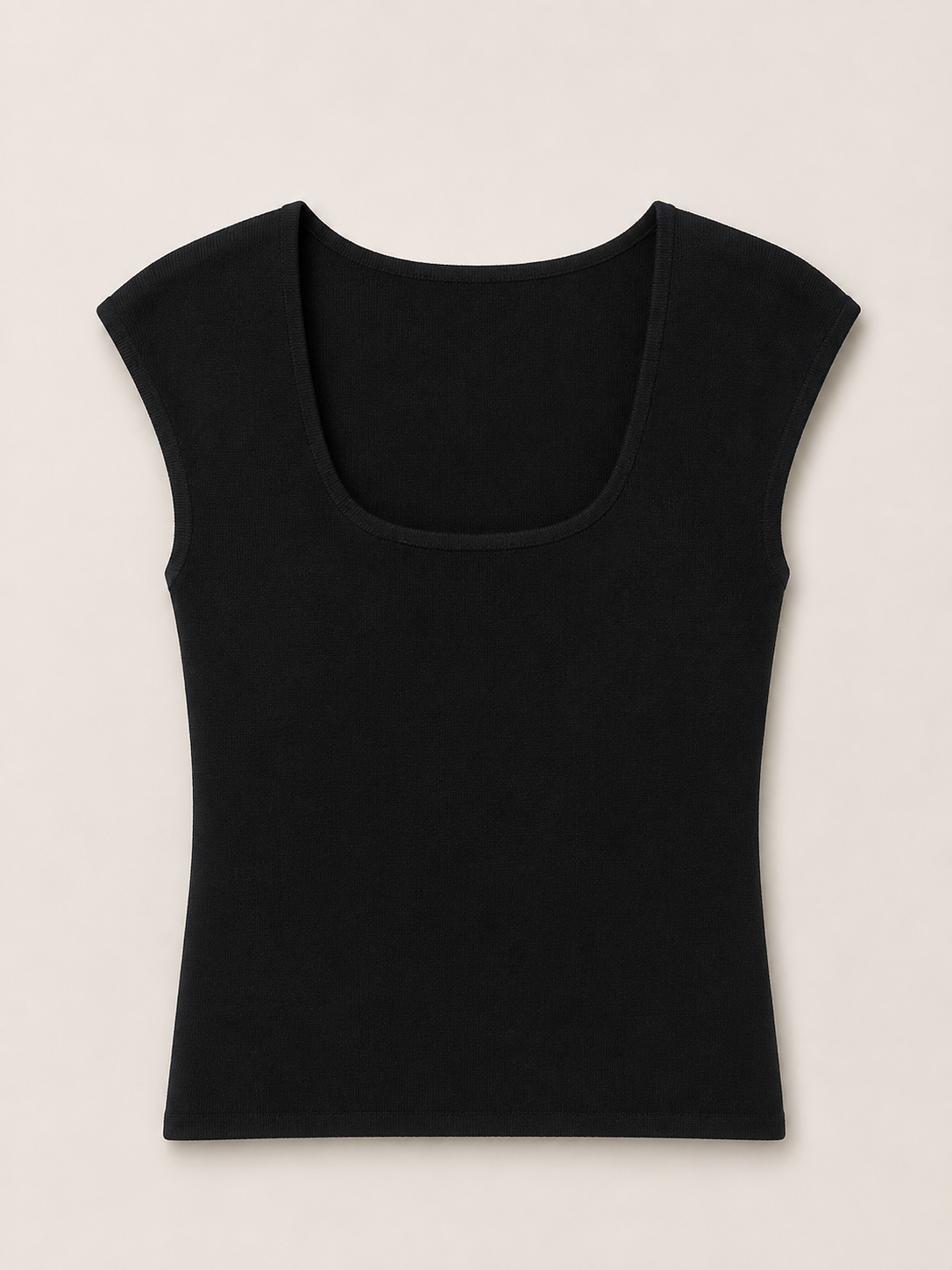CAMISETA PUNTO ESCOTE CUADRADO
