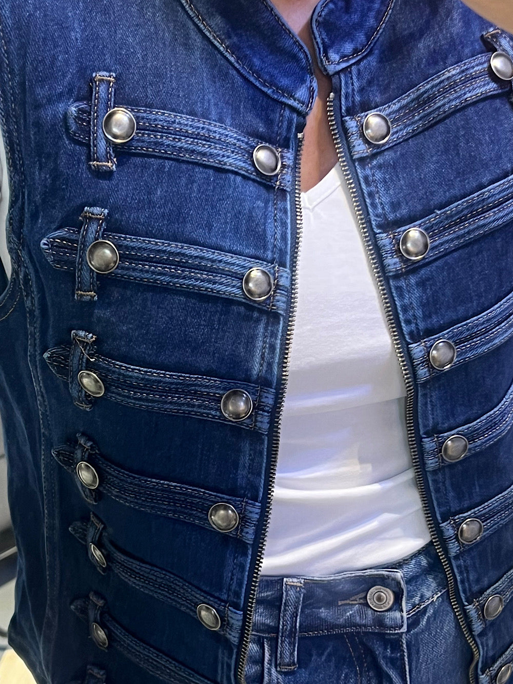 CHALECO DENIM SOHO