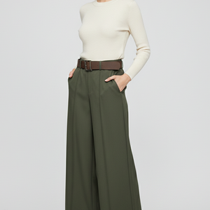 PANTALON LARGO CINTURÓN LORENA