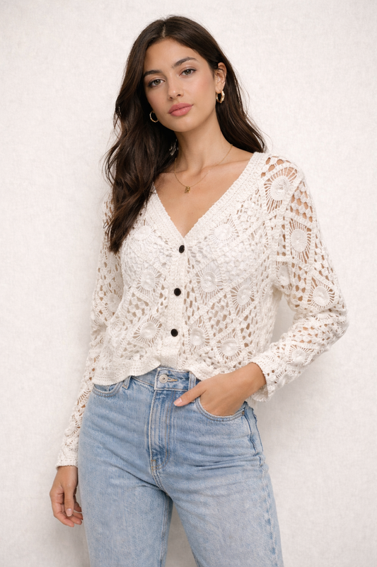 CHAQUETA CROCHET AYLA