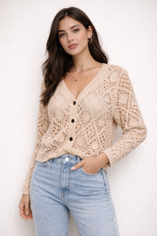 CHAQUETA CROCHET AYLA