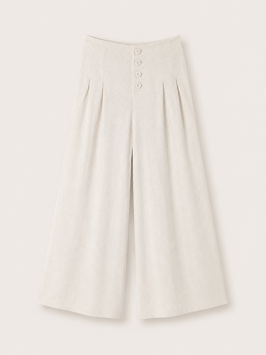 PANTALON PALAZO ABOTONADO