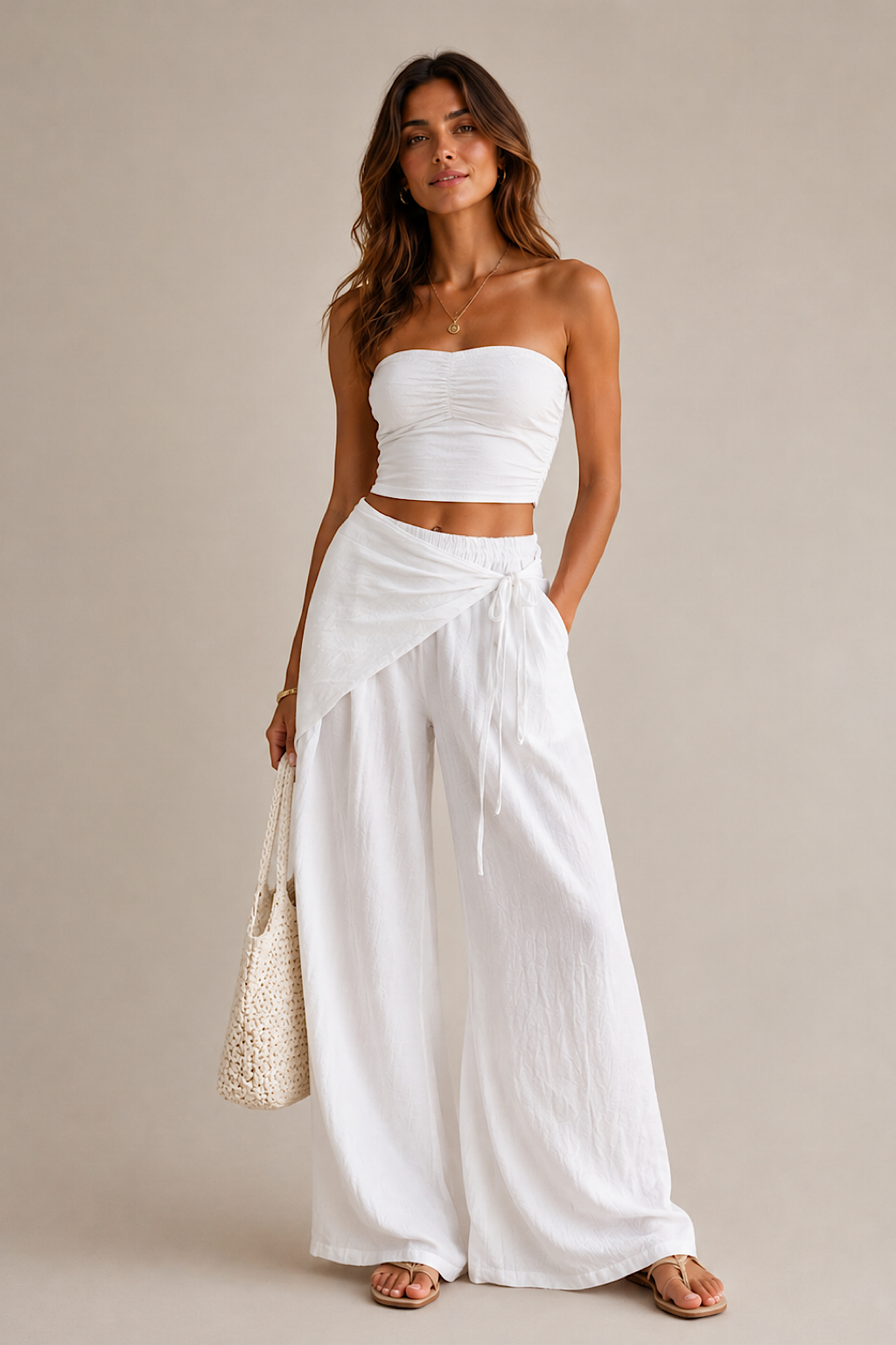 PANTALON CON PAÑUELO SILVIA