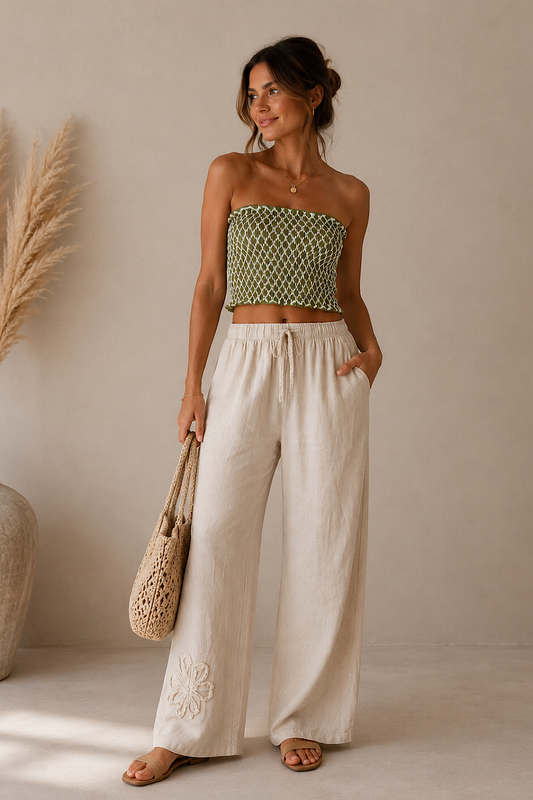 PANTALON LINO FLUIDO CARLA