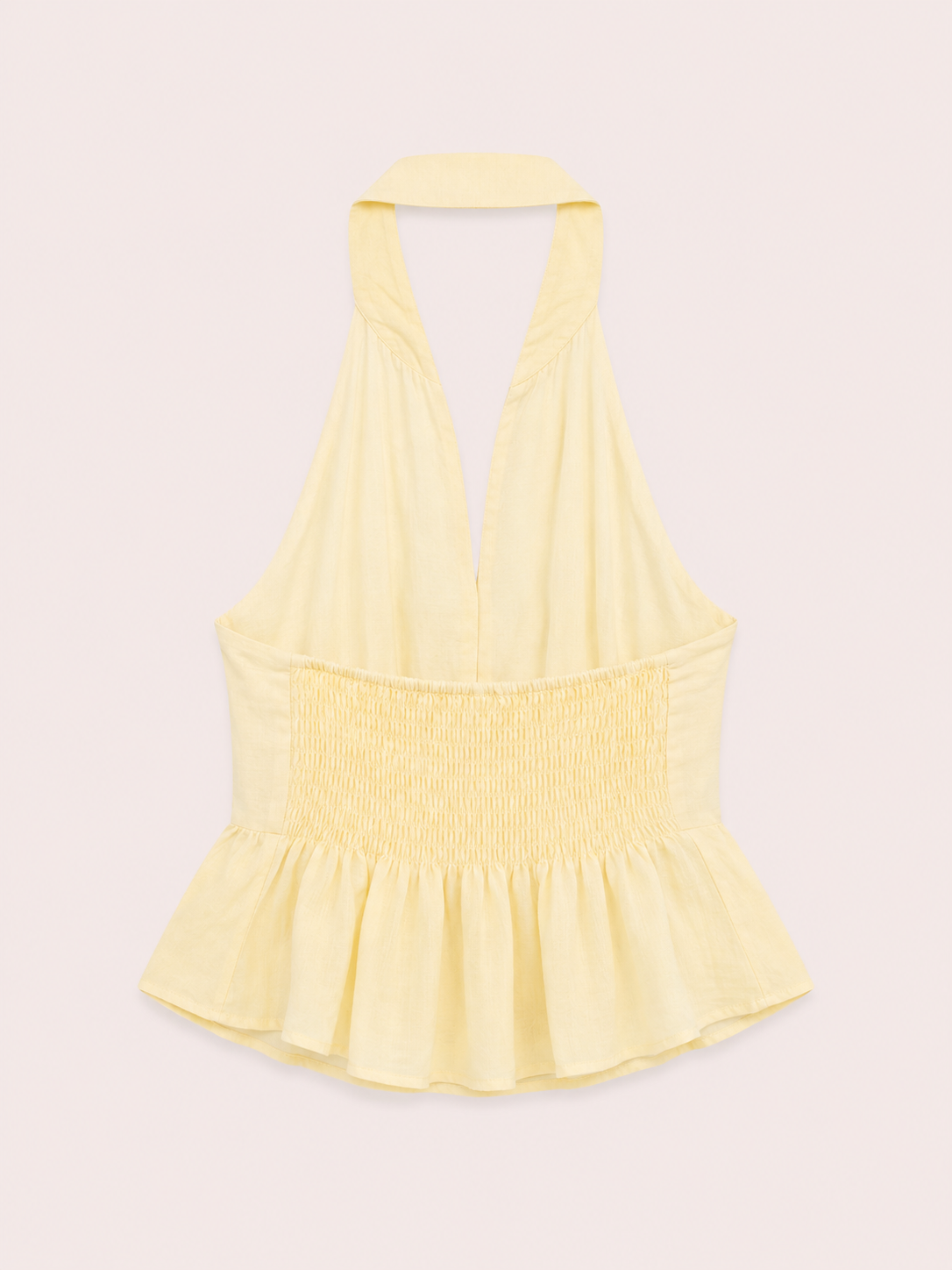TOP CUELLO HALTER BOTONES NUDO