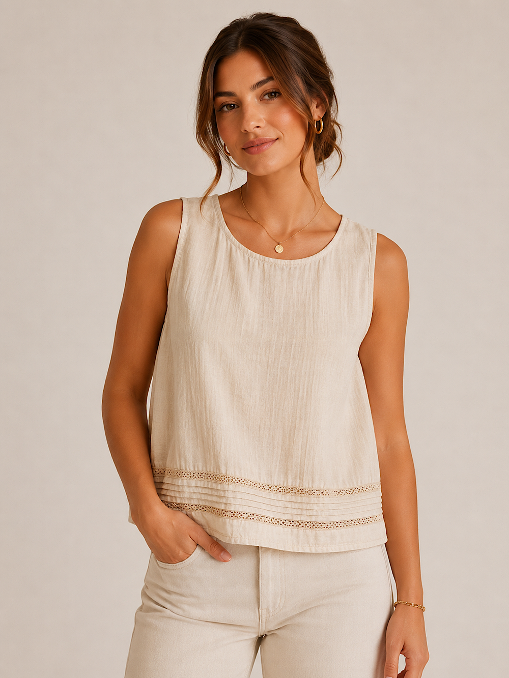BLUSA SIN MANGA SHEILA