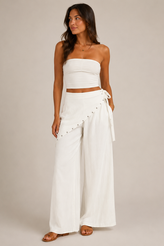 PANTALON PAÑUELO TACHUELAS