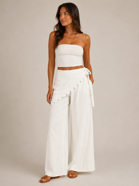 PANTALON PAÑUELO TACHUELAS
