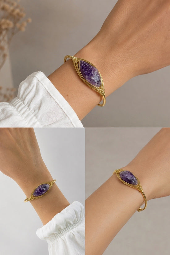 PULSERA RIGIDA PIEDRA NATURAL