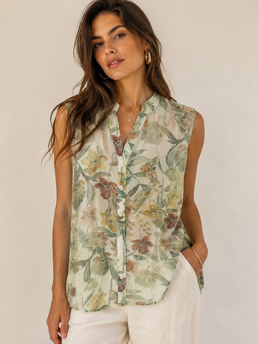 CAMISA SIN MANGAS OLIVIA