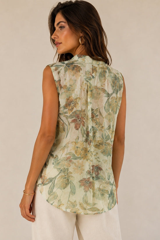 CAMISA SIN MANGAS OLIVIA