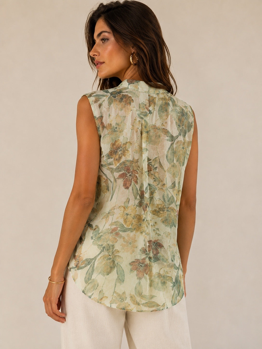 CAMISA SIN MANGAS OLIVIA