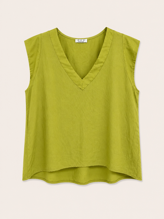 BLUSA RIBETE SATEN