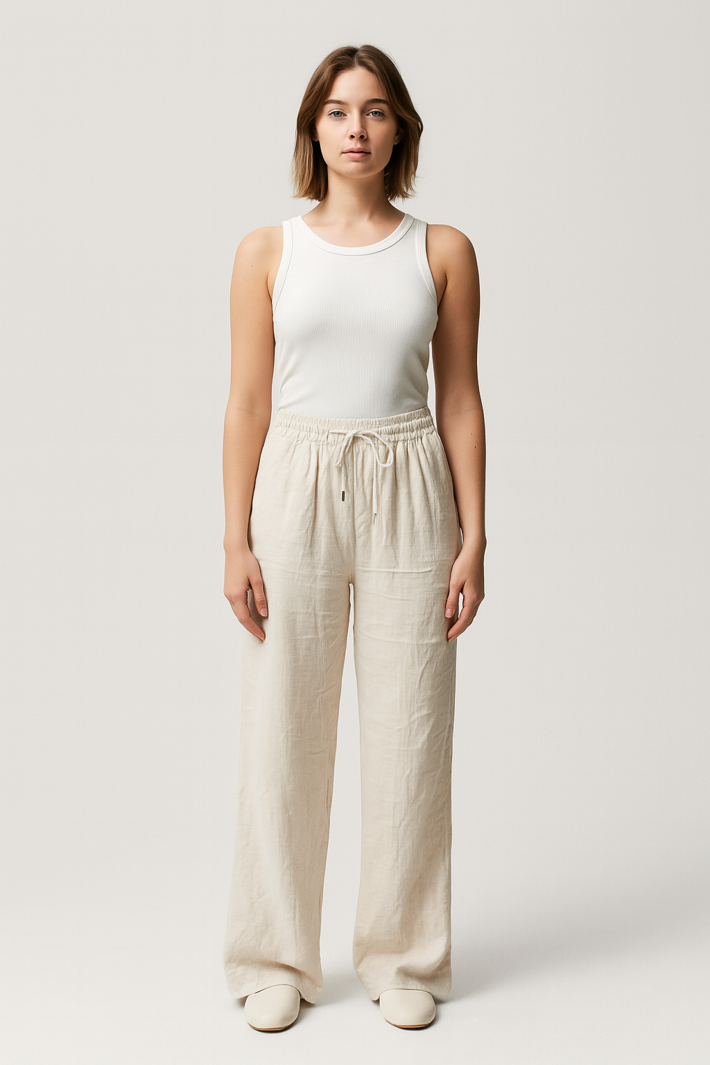 PANTALON LINO GOMA CORDON NAIROBI