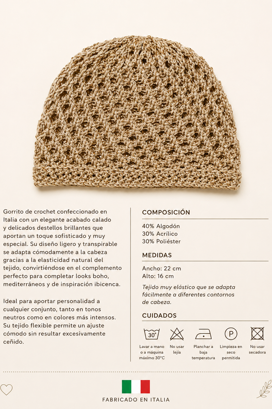 GORRITO CALADO LENTEJUELA