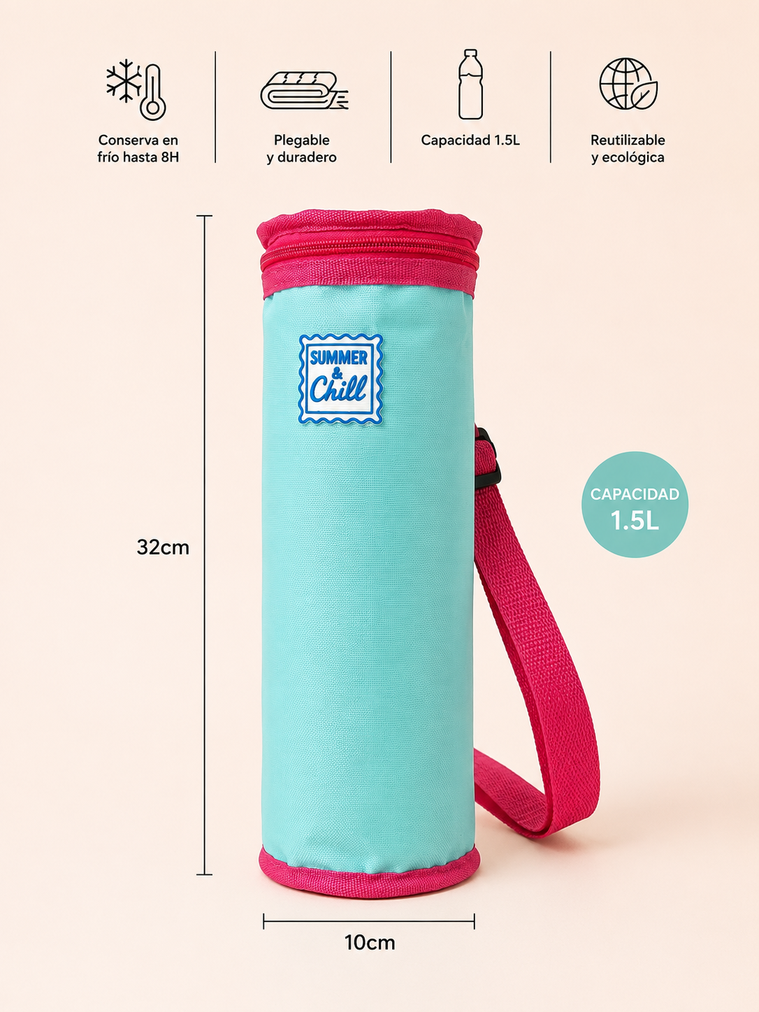 BOLSA TERMICA PARA BOTELLAS