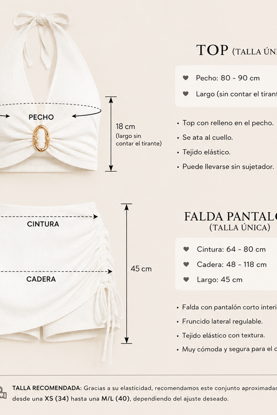CONJUNTO DOS PIEZAS FORMENTERA