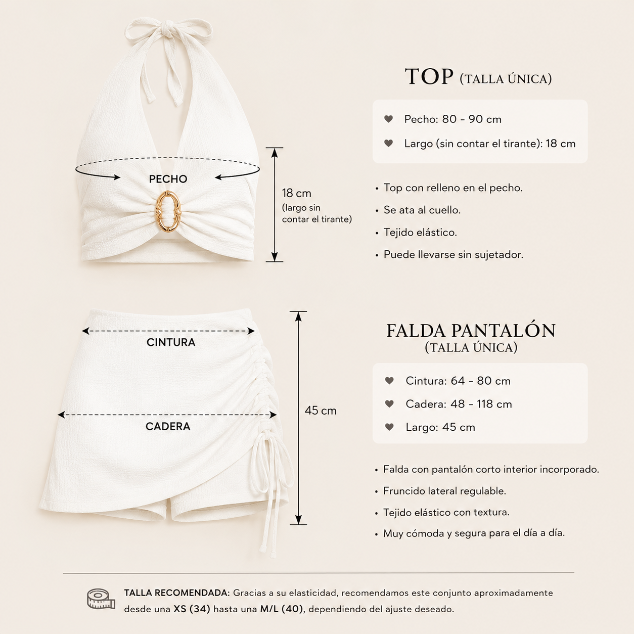 CONJUNTO DOS PIEZAS FORMENTERA