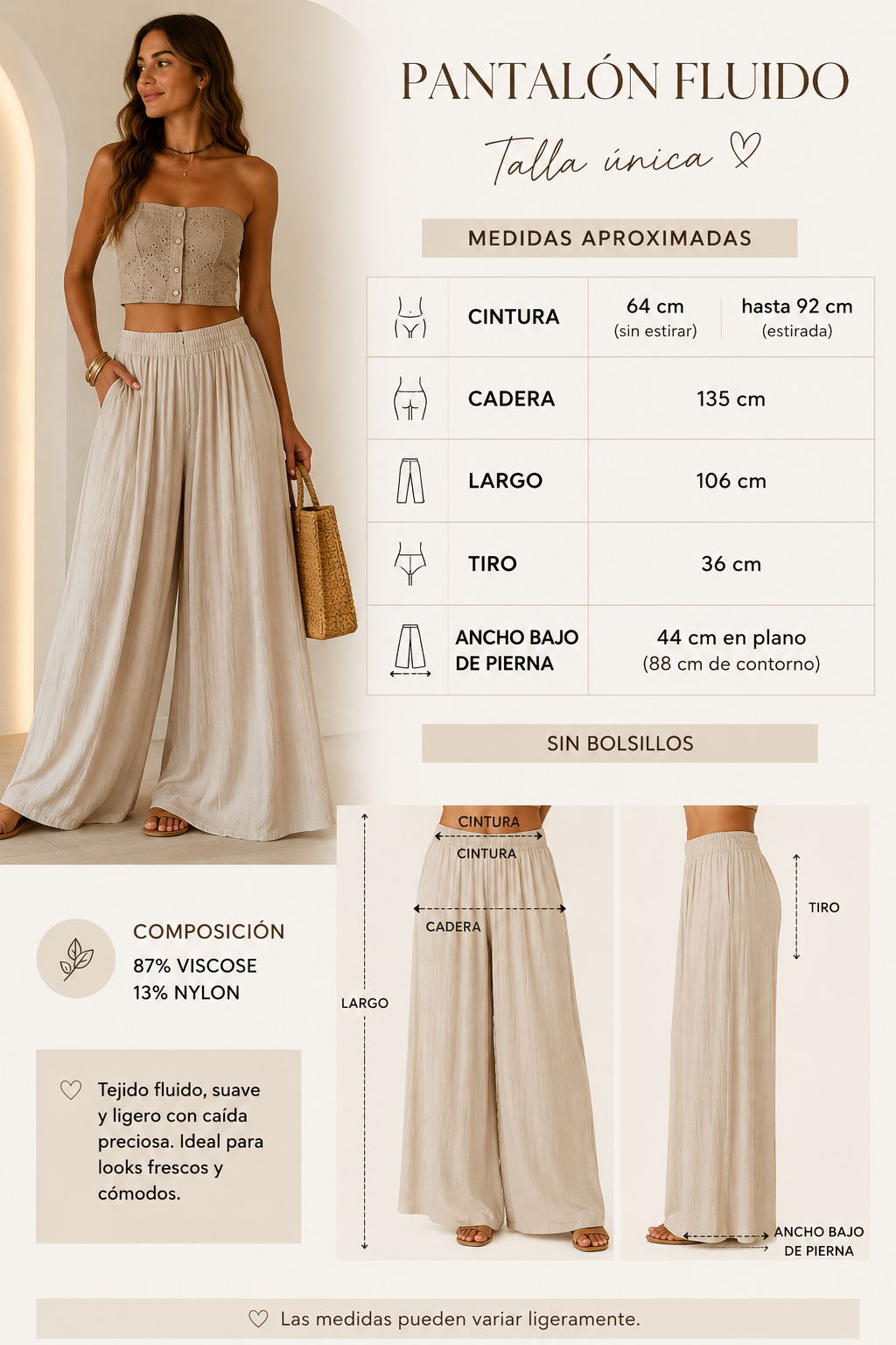 PANTALON LARGO FLUIDO MALDIVAS