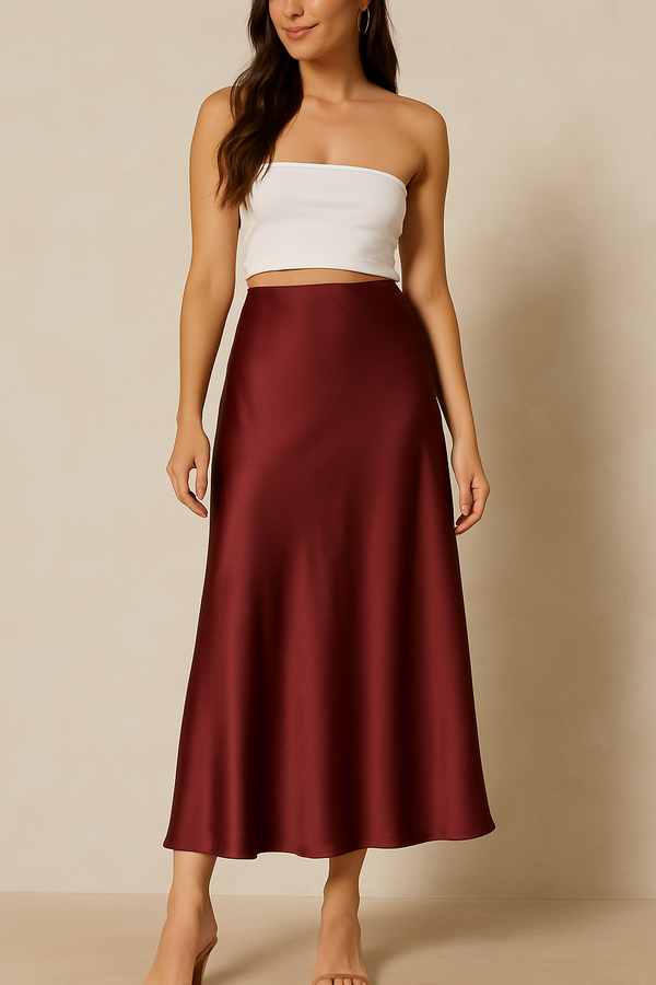 FALDA SATEN VICTORIA