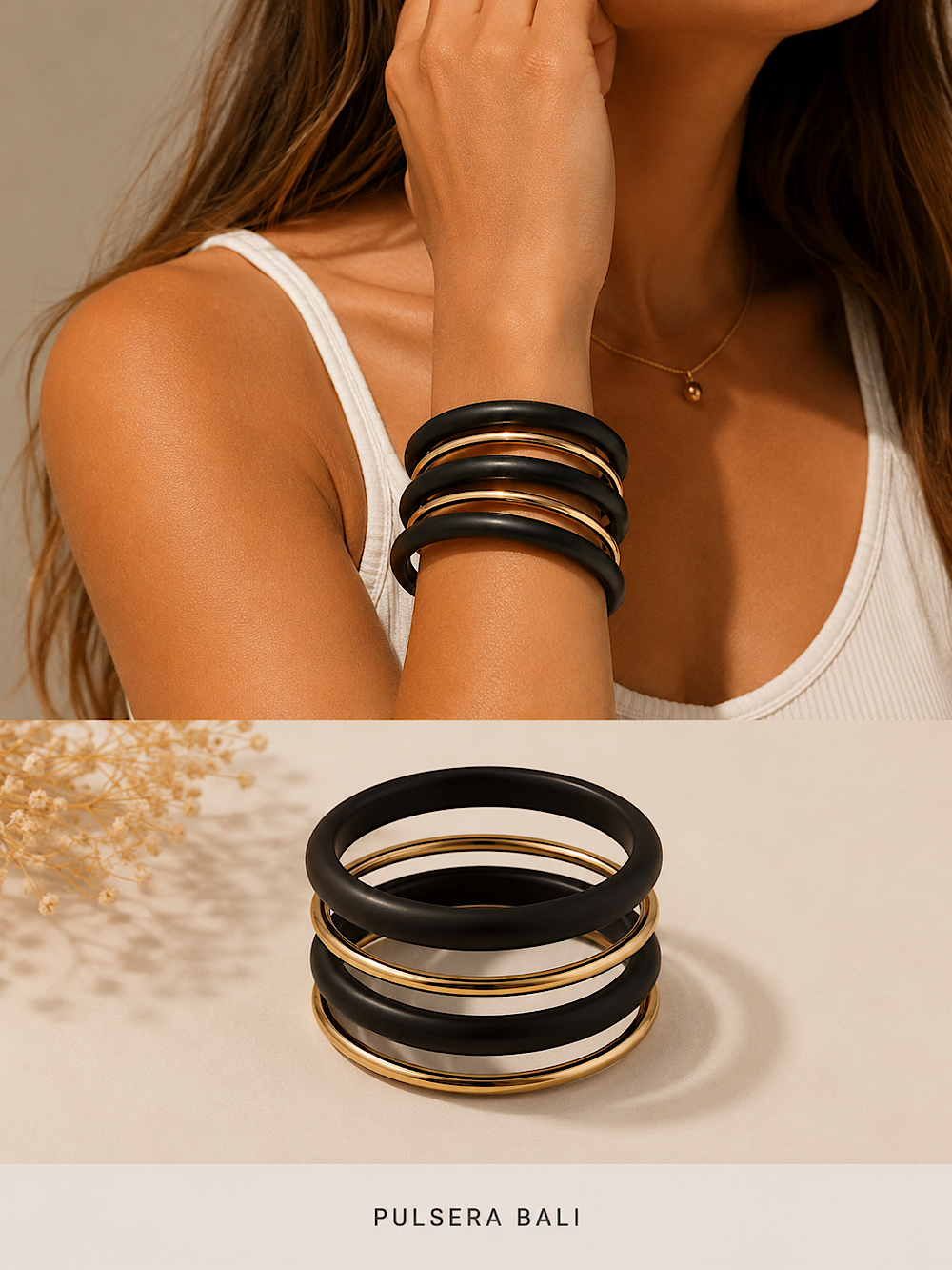 CONJUNTO DE PULSERAS IDOIA
