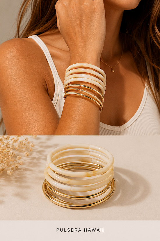 CONJUNTO DE PULSERAS IDOIA