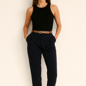 PANTALON VESTIR CINTURON SORAYA