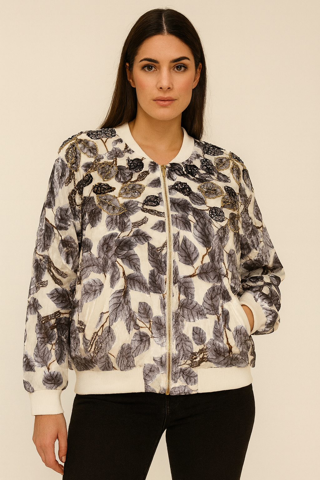 CHAQUETA URBAN FLORES