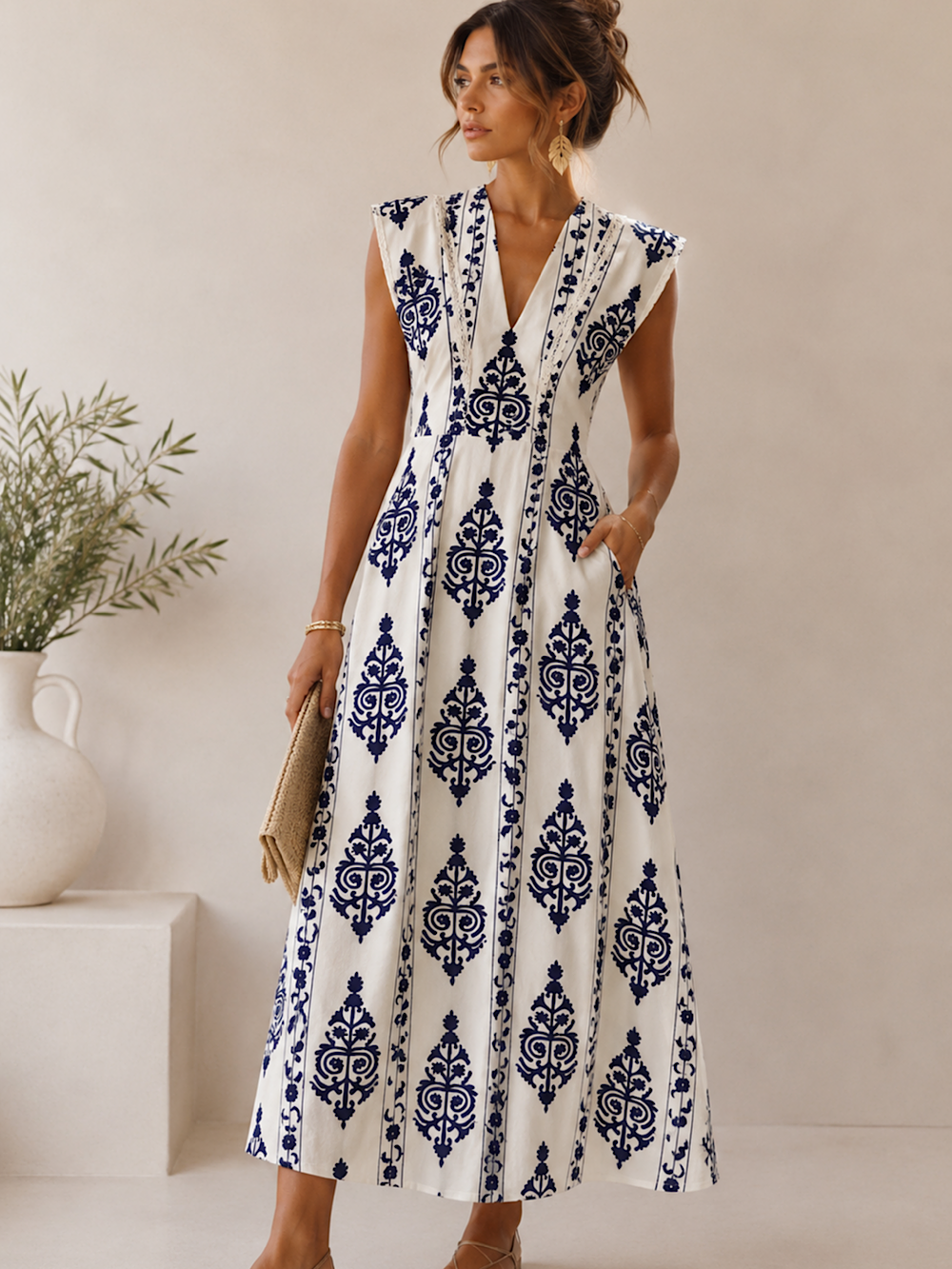 VESTIDO LARGO ETINICO CARPI
