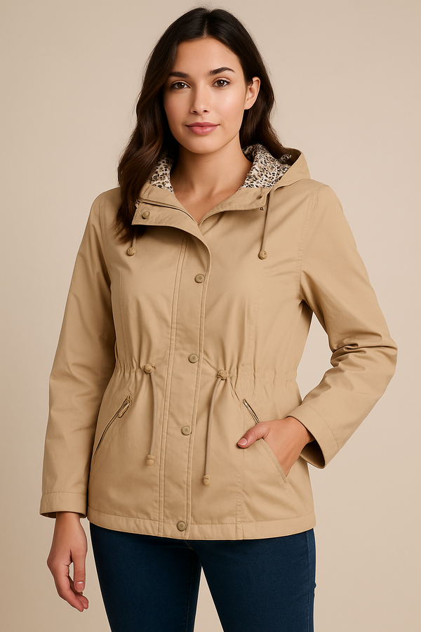 CHAQUETA CORTA VIENTOS REVERSIBLE LEO