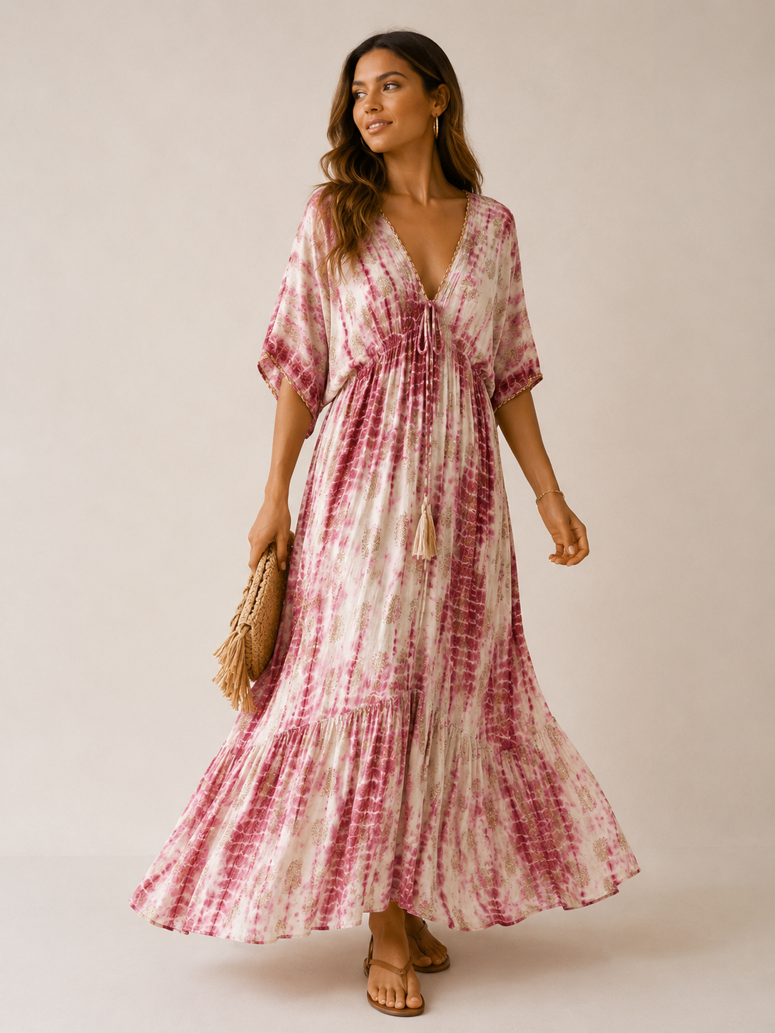 VESTIDO LARGO MARFIL