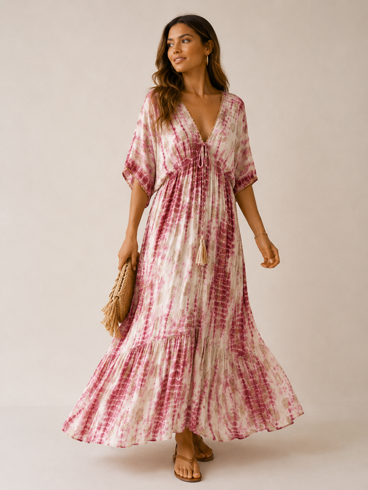 VESTIDO LARGO MARFIL