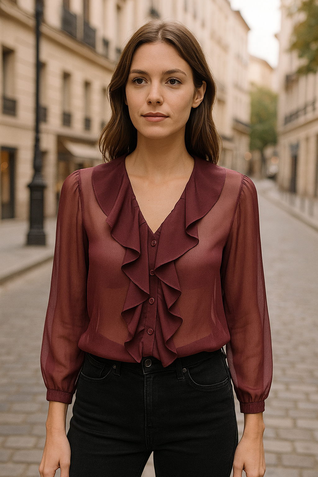 BLUSA VOLANTES ROSANA