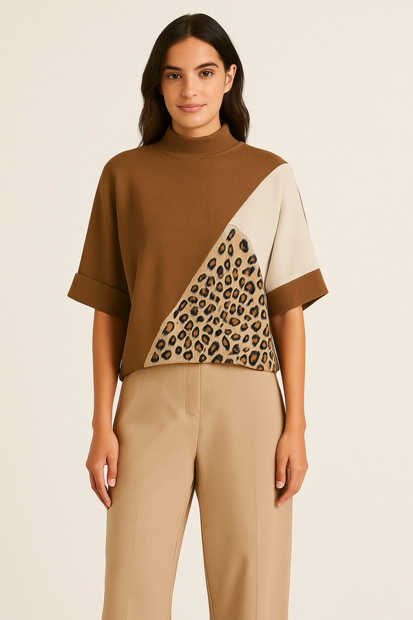 JERSEY MANGA CORTA LEOPARDO