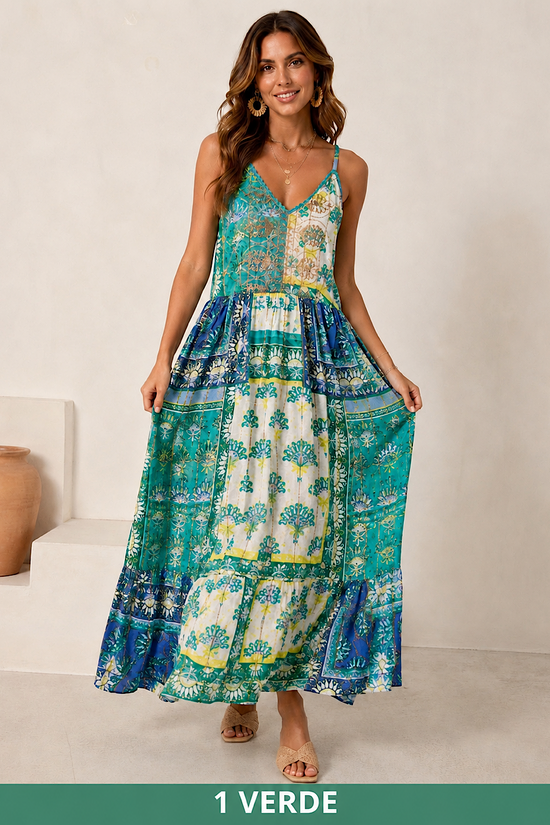VESTIDO LARGO BOHO OASIS