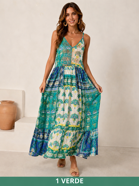 VESTIDO LARGO BOHO OASIS