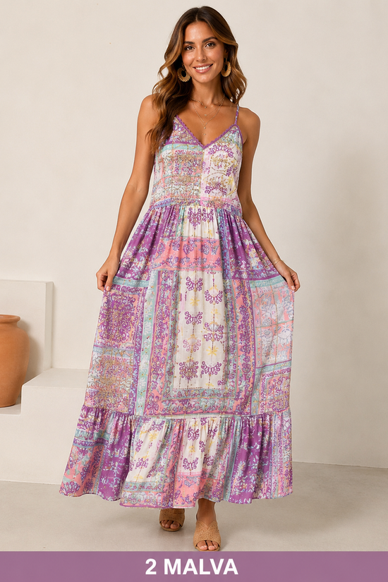VESTIDO LARGO BOHO OASIS