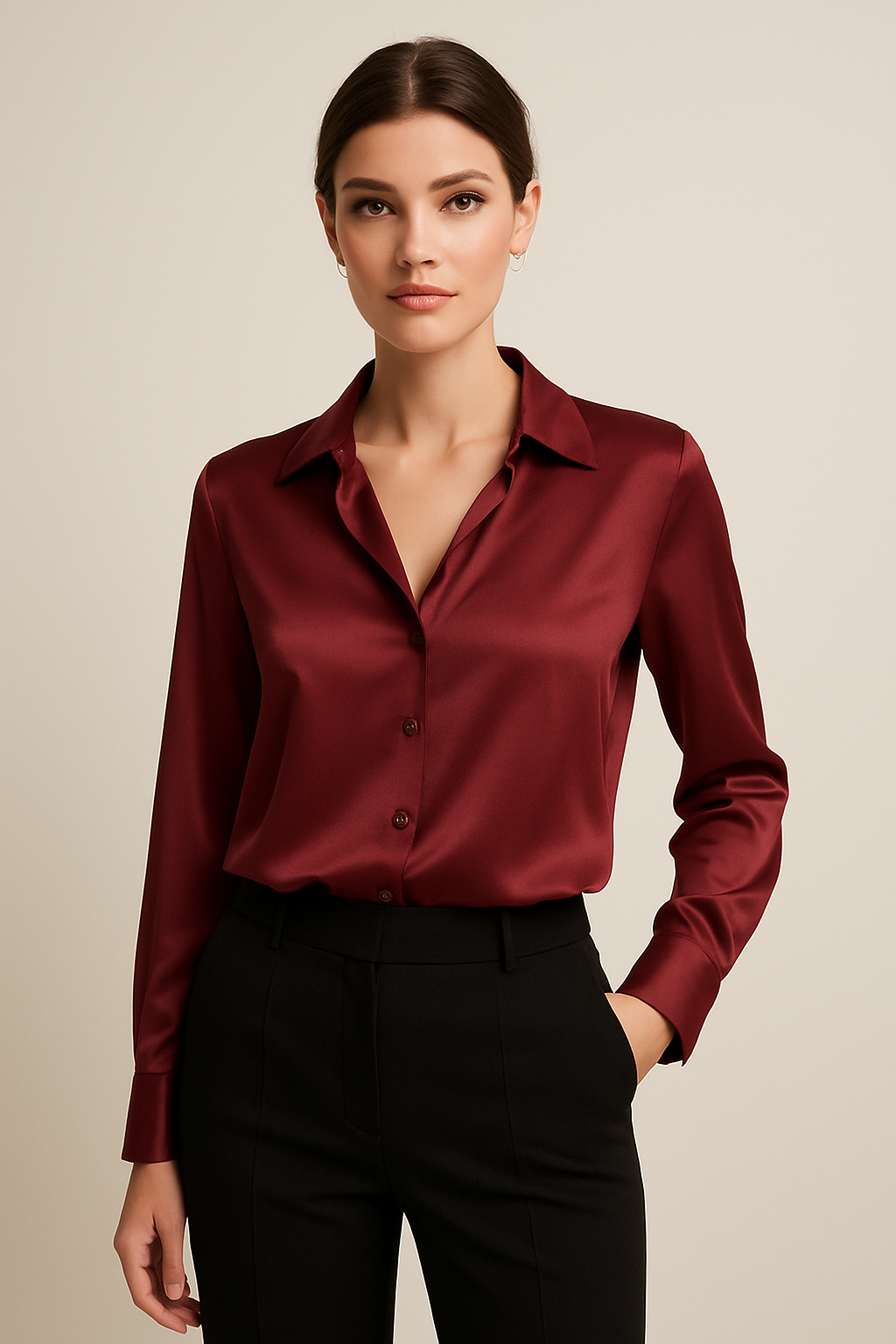 CAMISA SATINADA ASIA