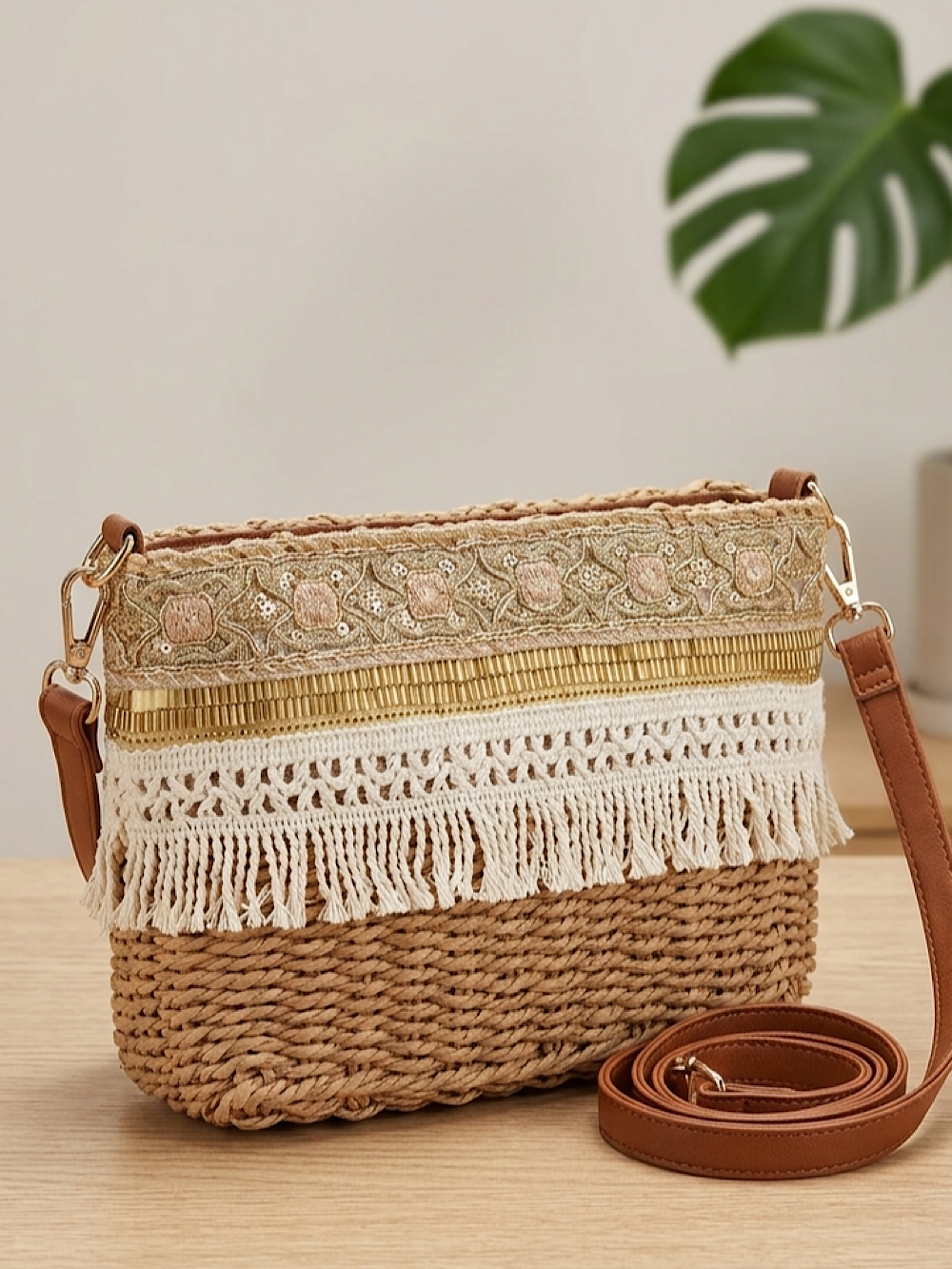 BOLSO PEQUEÑO RAFIA