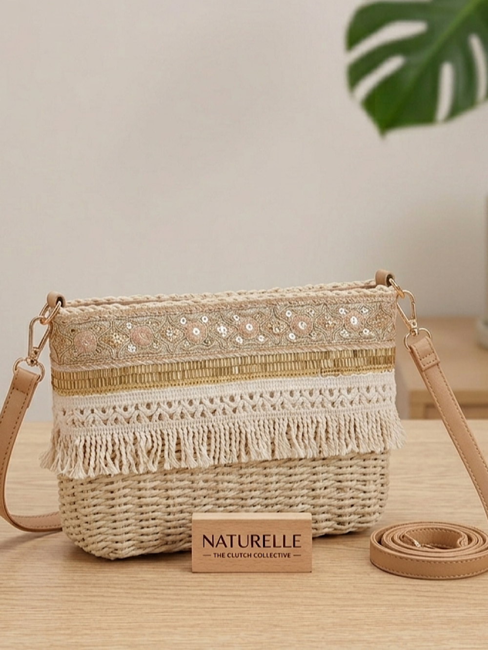 BOLSO PEQUEÑO RAFIA