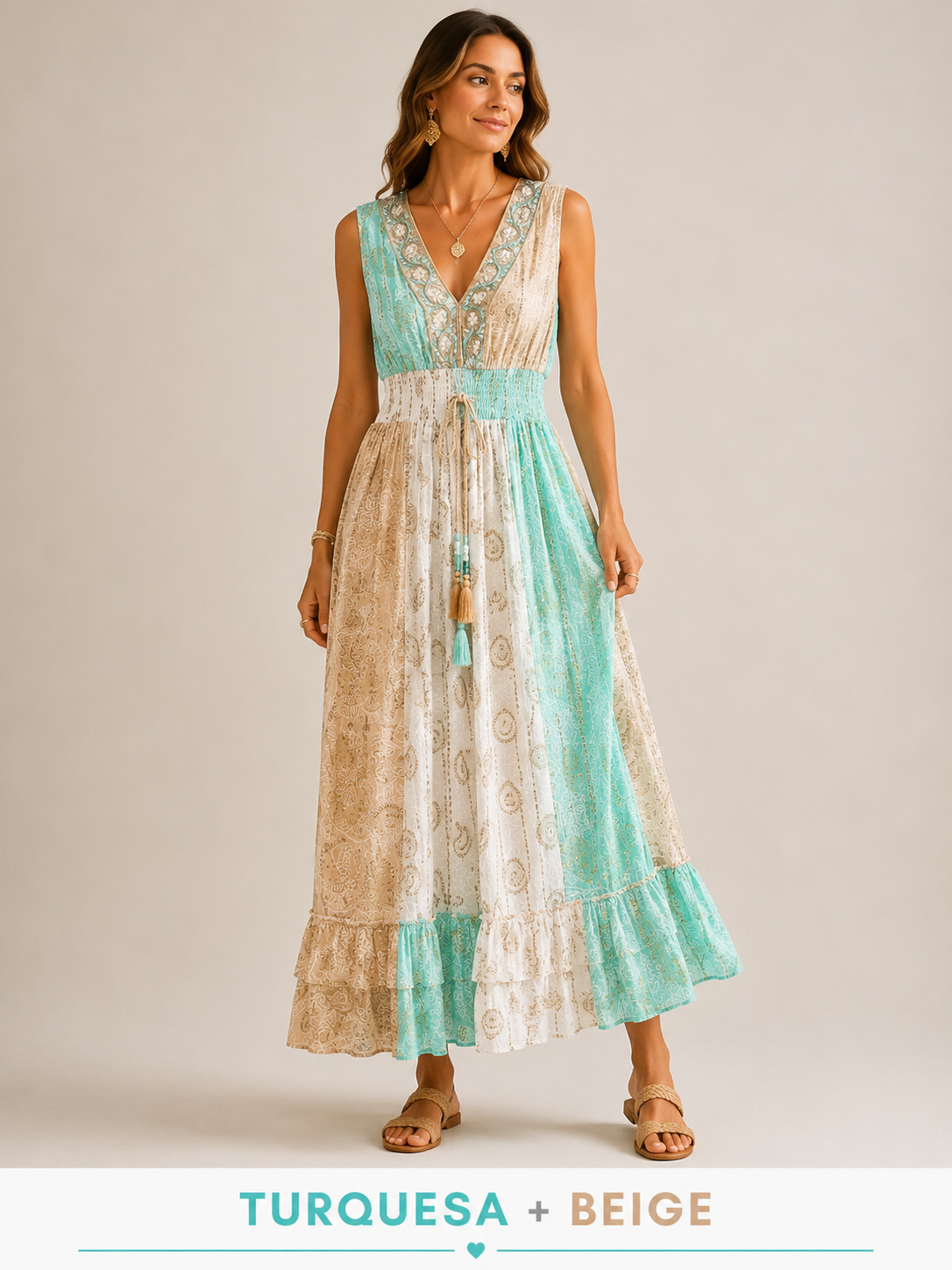VESTIDO BOHO MALDIVAS