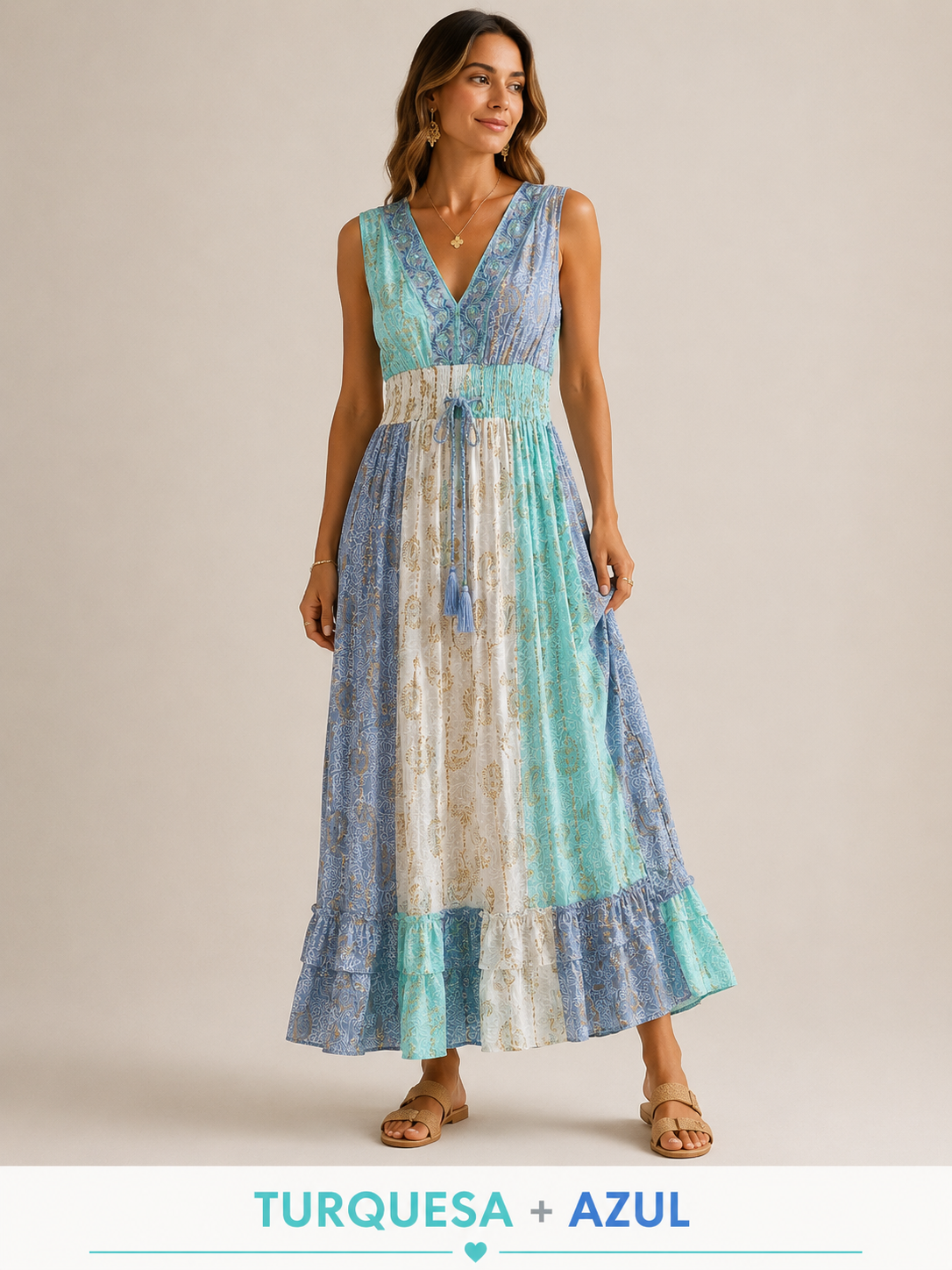 VESTIDO BOHO MALDIVAS