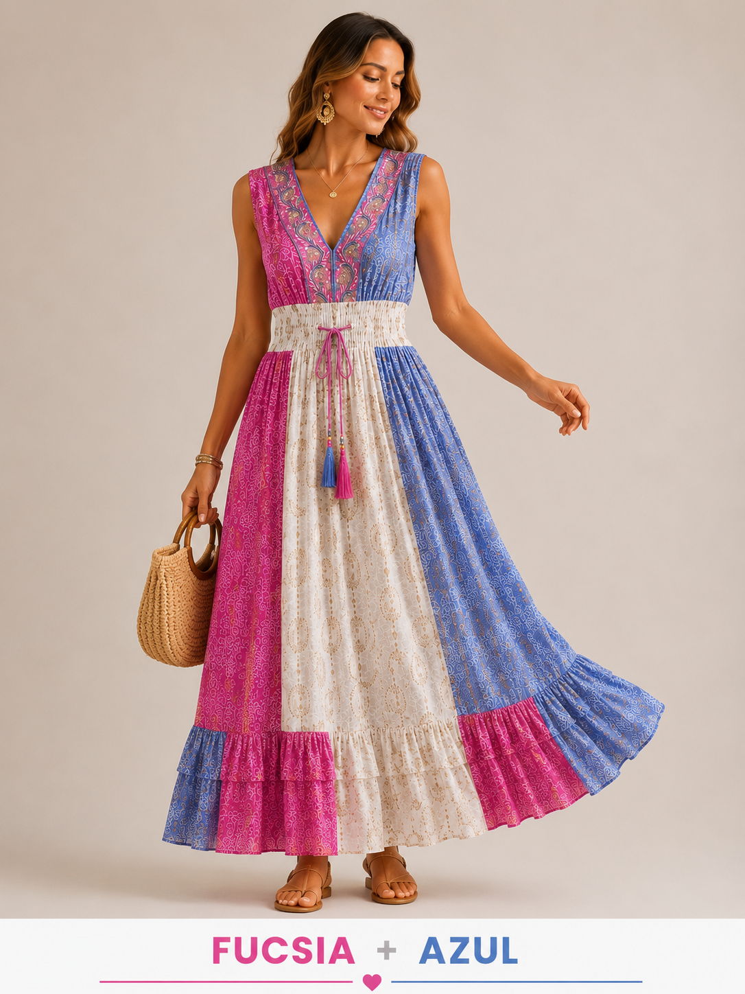 VESTIDO BOHO MALDIVAS